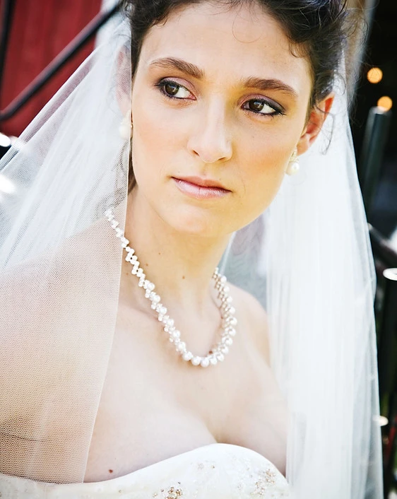 The finished bridal makeup look from the matching original collection